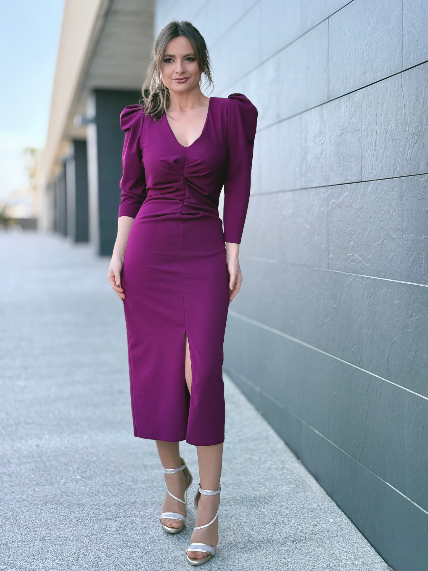 Vestido midi evento