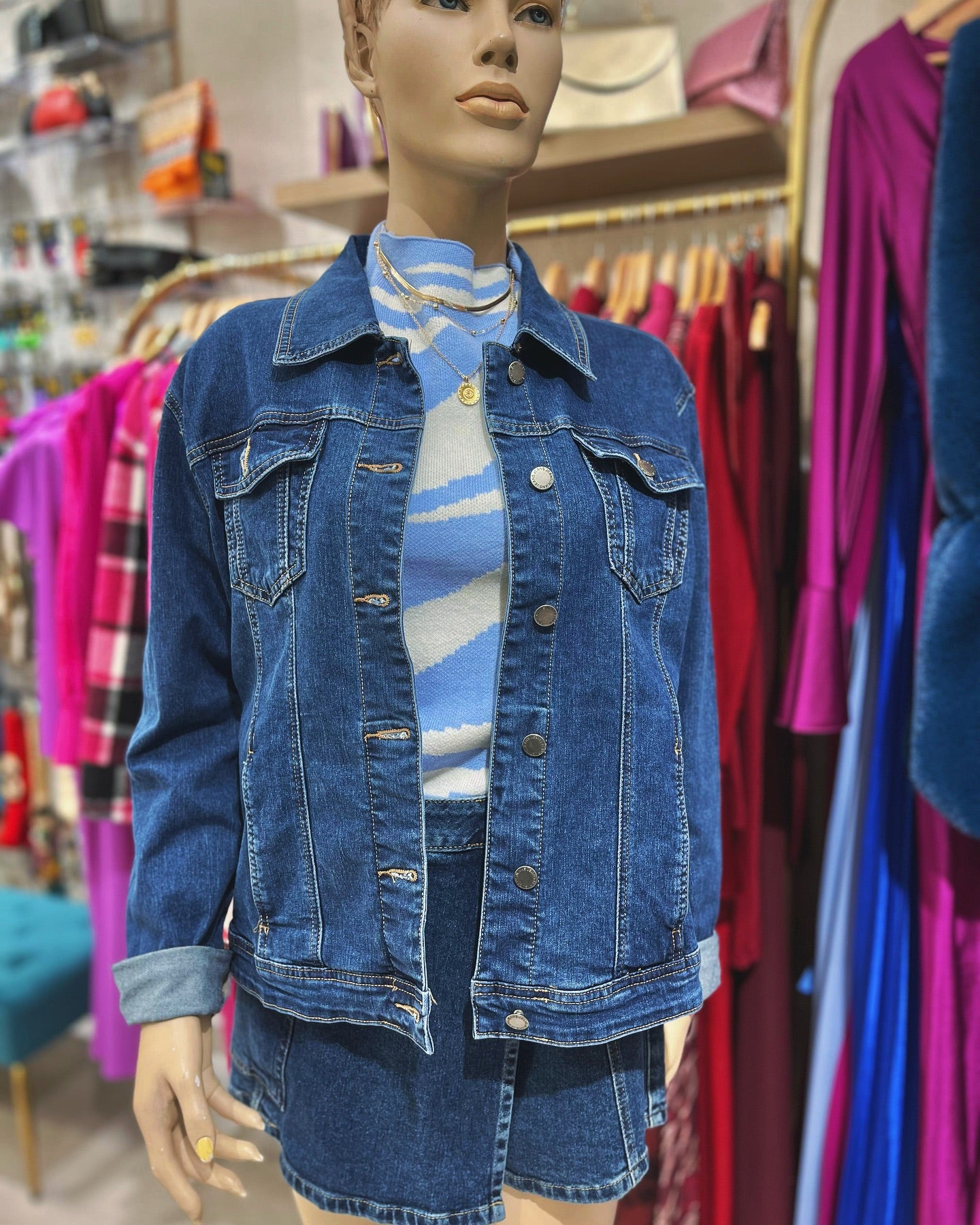 Cazadora vaquera clásica