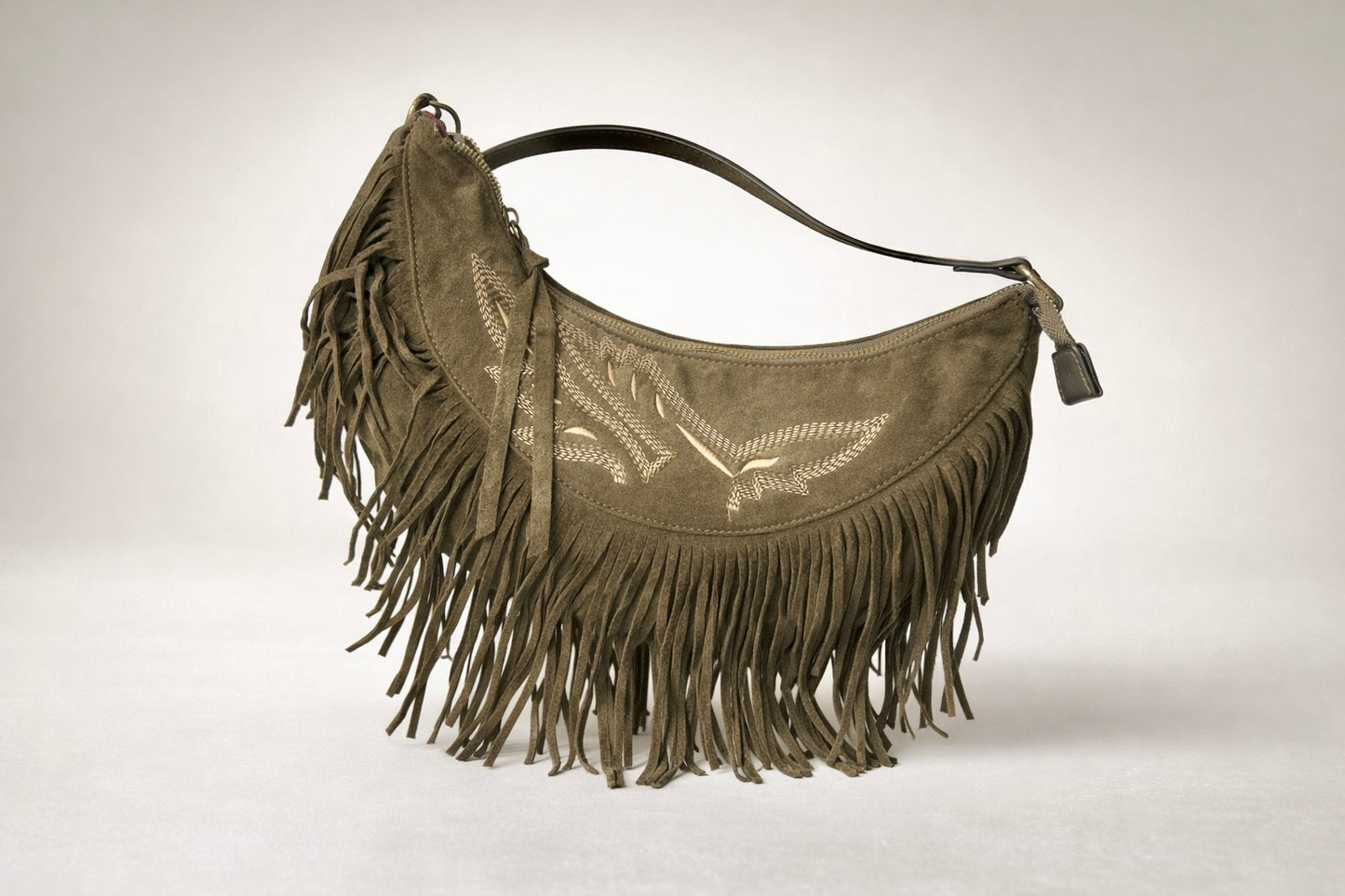 Bolso de Antelina flecos