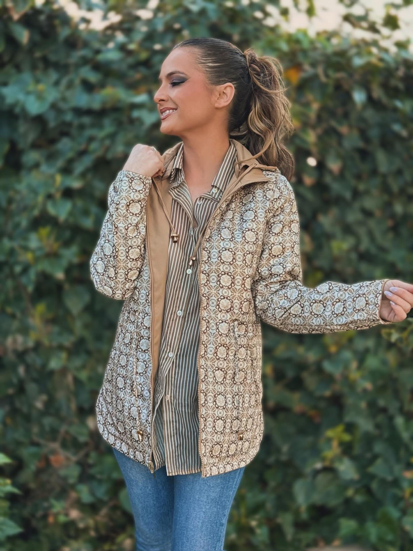 Cortavientos reversible impermeable