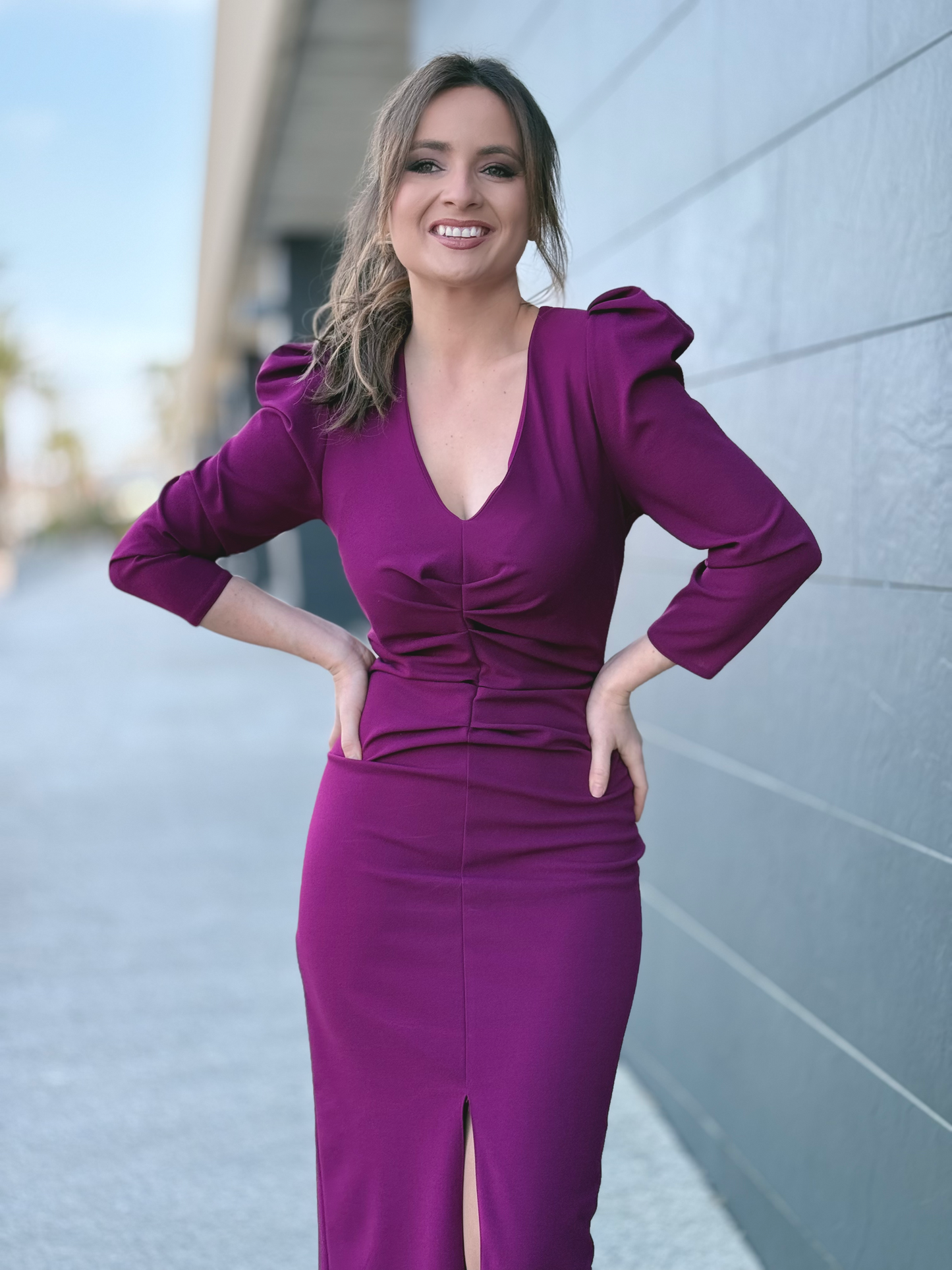 Vestido midi evento