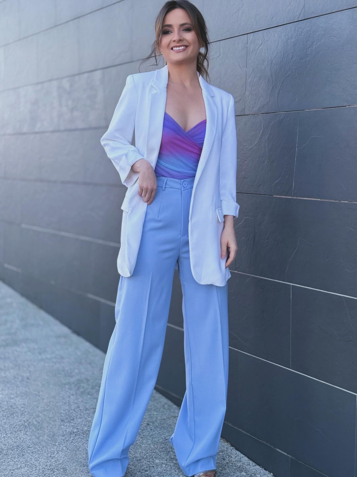 Pantalon fluido traje de vestir