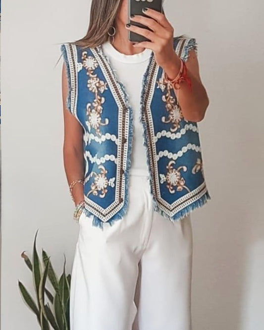 Chaleco vaquero