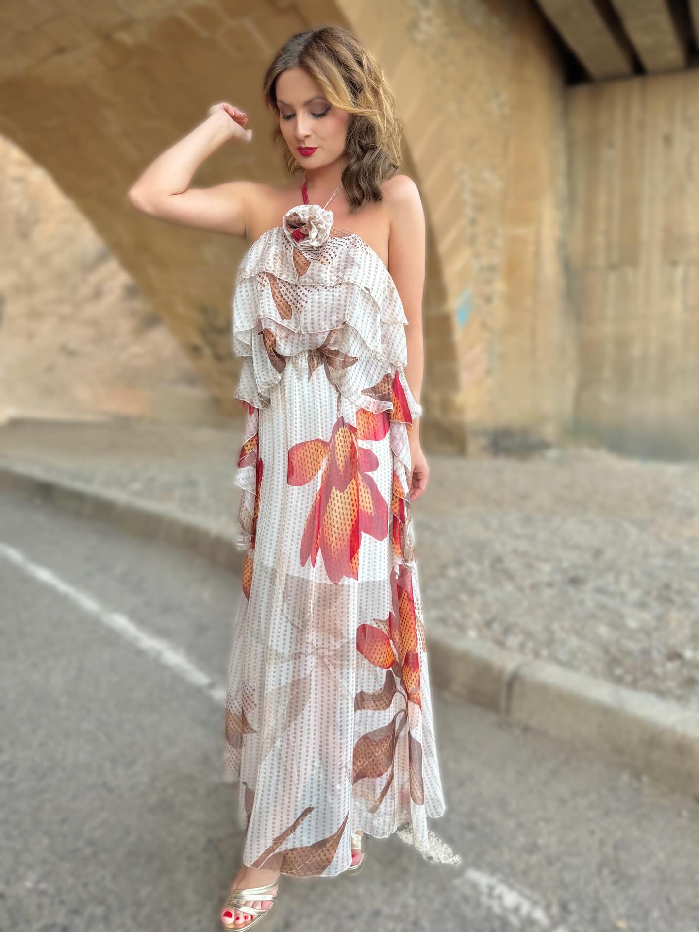 Conjunto top y falda