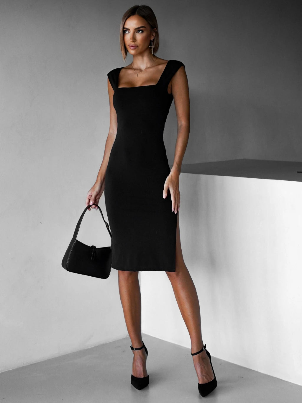 Vestido midi básico