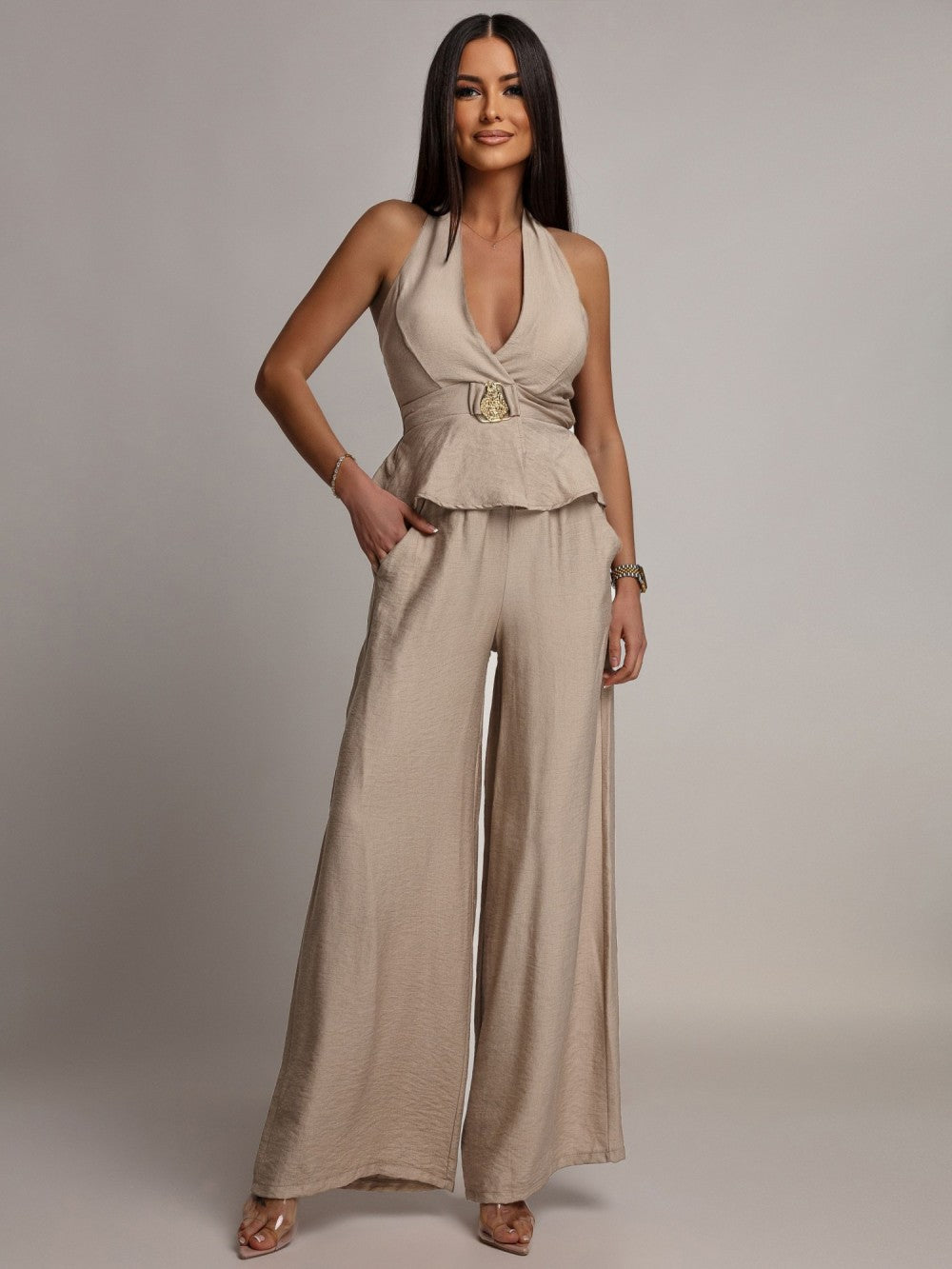 Conjunto de top y pantalón