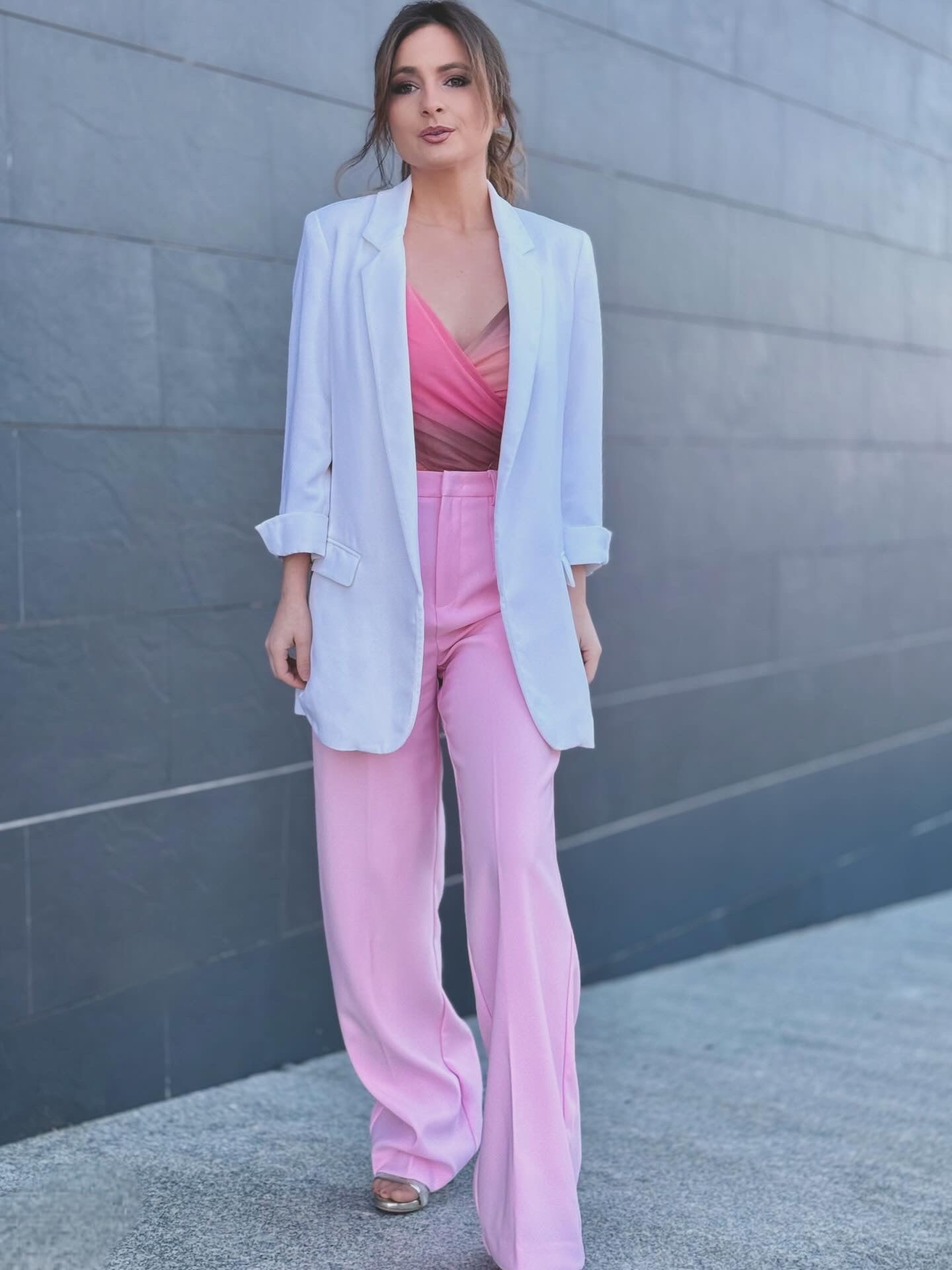 Pantalon fluido traje de vestir