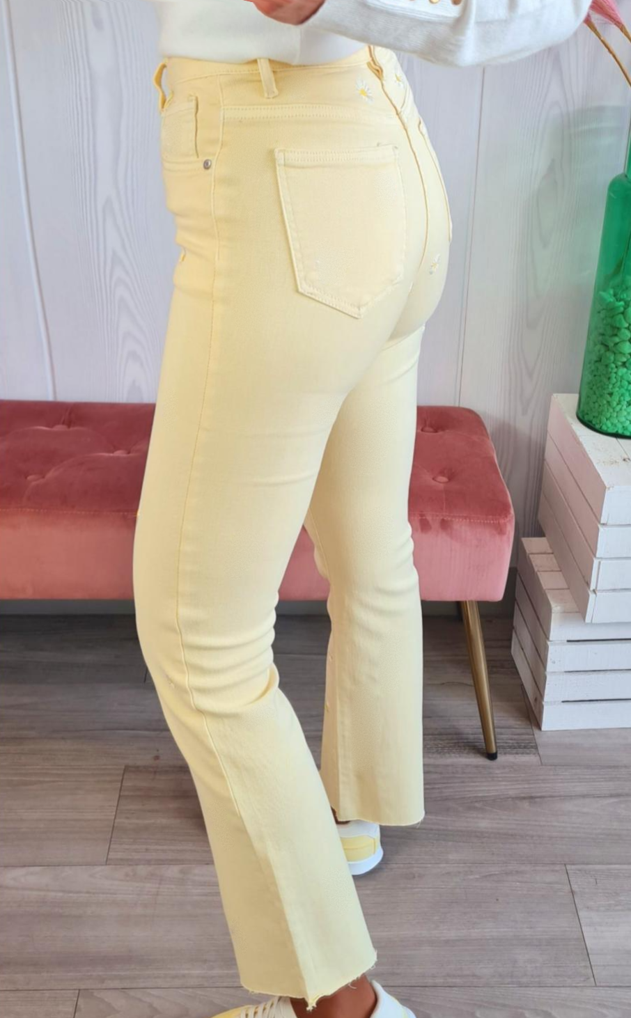 Pantalón vaquero mantequilla