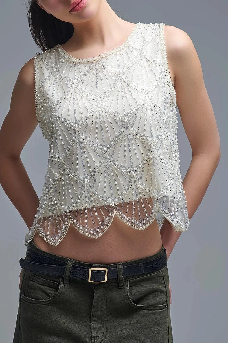 Blusa lentejuelas