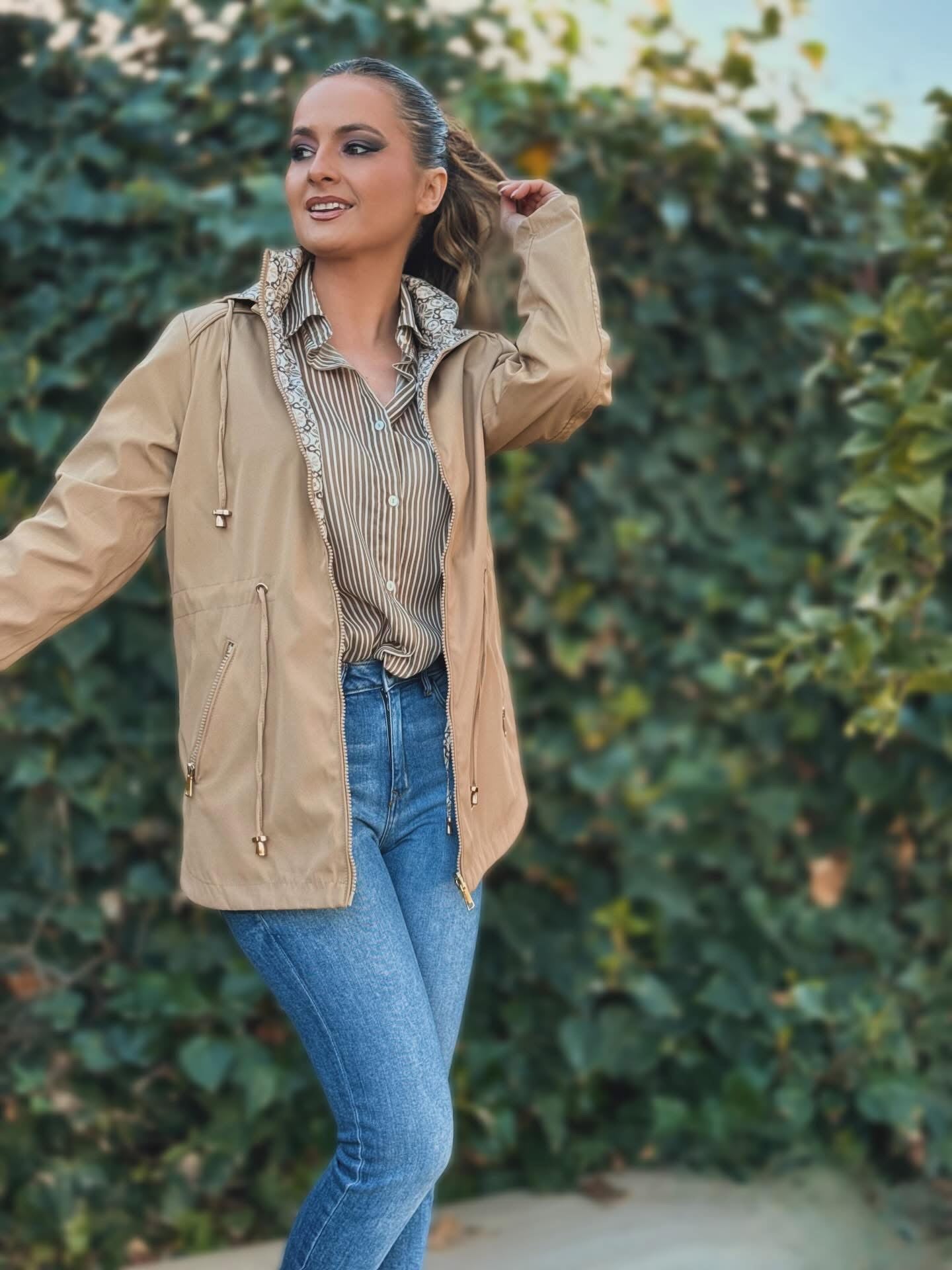 Cortavientos reversible impermeable