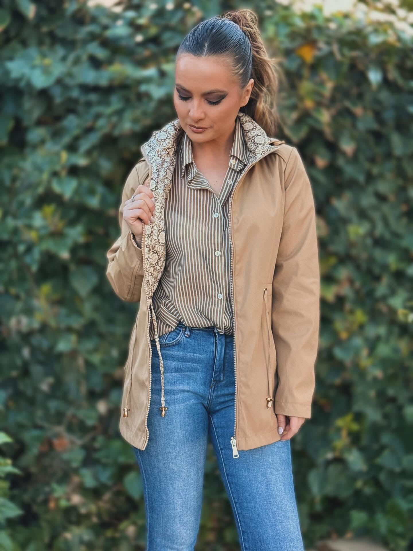 Cortavientos reversible impermeable