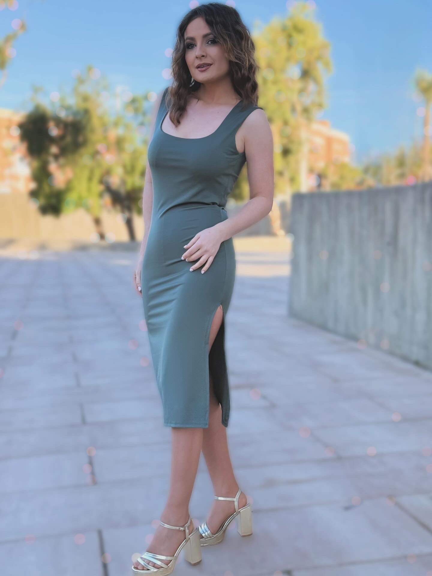 Vestido midi básico