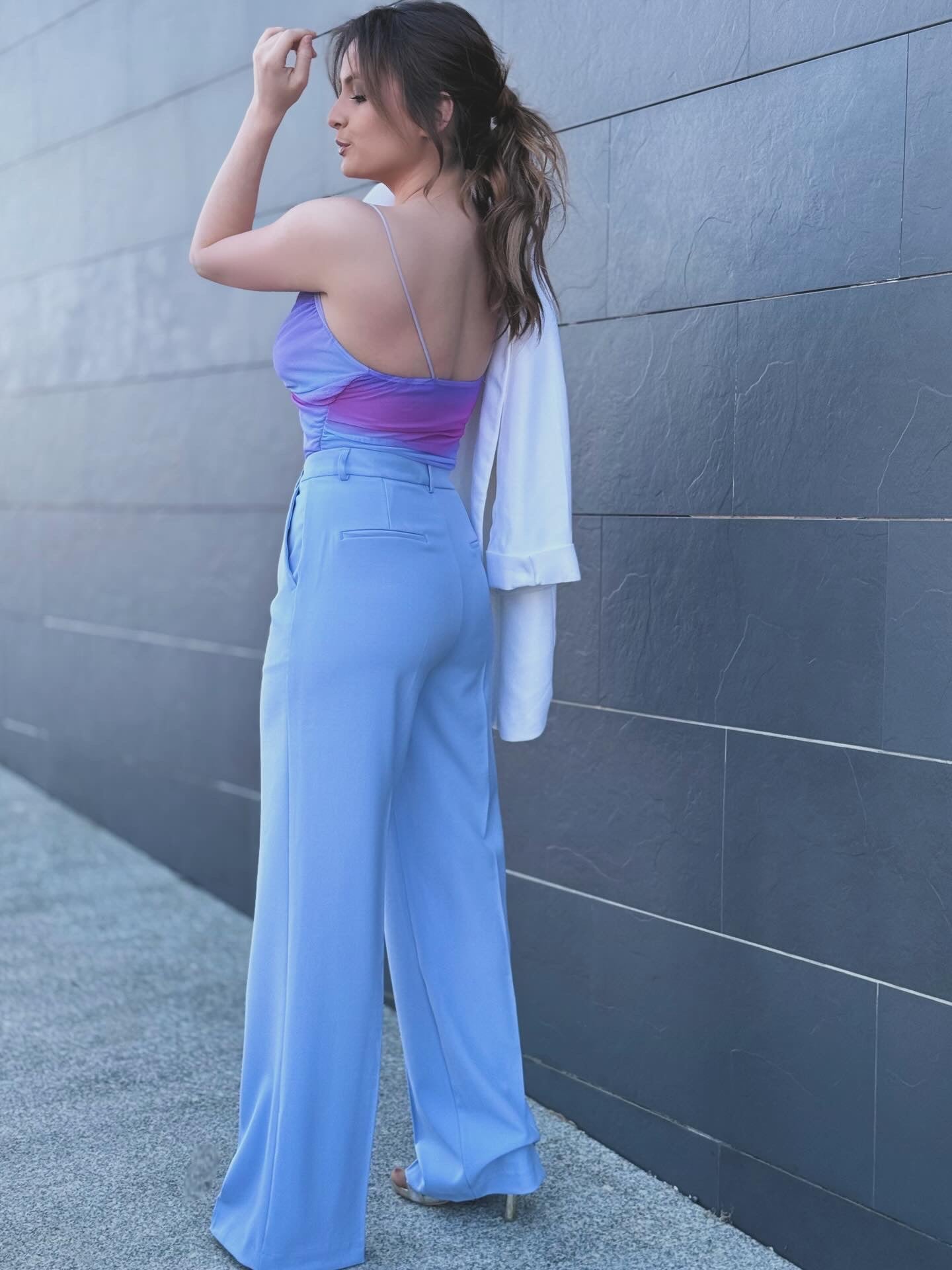 Pantalon fluido traje de vestir