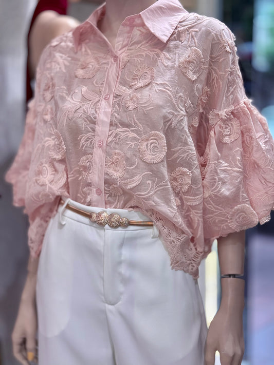 Blusa relieve evento