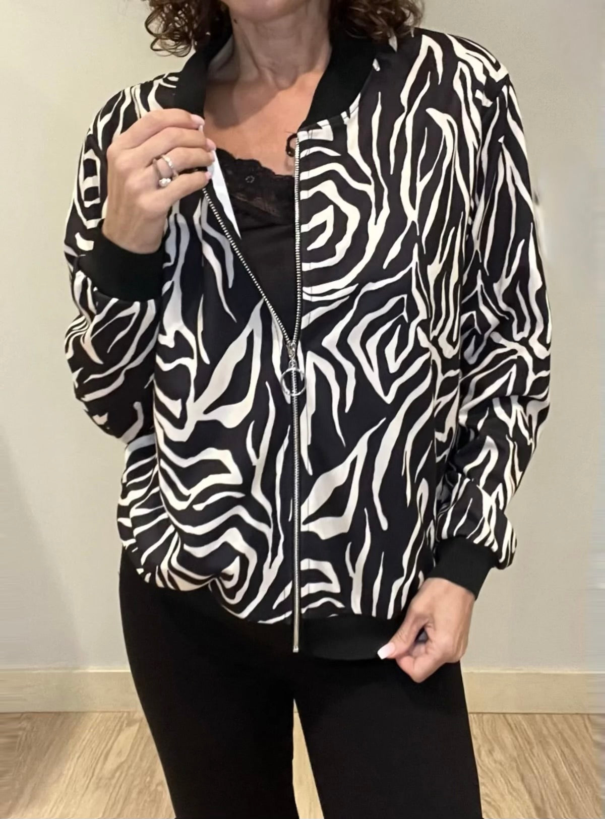 Bomber animal print